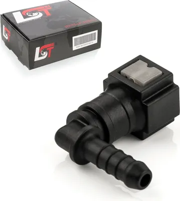 Produktbild von Schnellverschluss Kraftstoffleitung Kupplung L-Stück 6,3x6mm für HONDA SUZUKI
