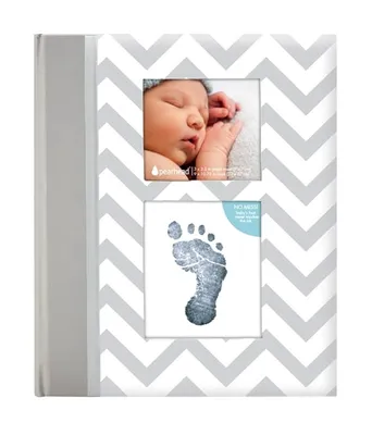 Image de Pearhead Baby Album Fotoalbum Babybuch grau