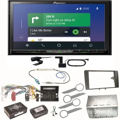 Produktbild von Pioneer AVH-Z9200DAB Android Auto Carplay Bluetooth Einbauset für Audi A3 8P 8PA