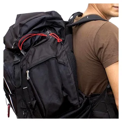 Produktbild von Verstellbares Befestigungsseil für Rucksäcke 26 Zoll – Elastische Gurte für Trekkingstöcke für Wandern und Outdoor-Aktivitäten