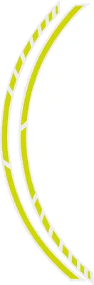 Produktbild von FOLIATEC Felgenzierstreifen Racing 7mm Neon Grün für 17'' Felgen