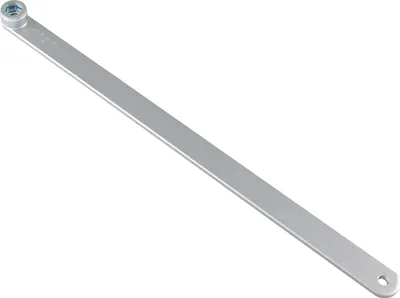 Image de Geze levier adapté à la glissière R-BG avec centrale d'interrupteur de fumée, argent
