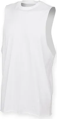 Produktbild von SF Men SF232 | Herren High Neck Slash Armhole Vest - Farbe: White - Größe: S