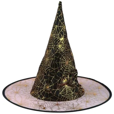 Image de Gacek Chapeau Sorcière Magicien Décoré Halloween