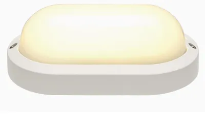 Image de applique et plafonnier ovale Terang 2 LED 3000K IP44 blanc