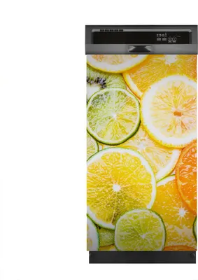 Produktbild von Aufkleber sticker 45x80 cm Dekorative folie Spülmaschine - Farbige Früchte