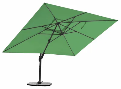 Produktbild von Sonnenschirm 3m x 4m, Aluminium; UV-Schutz; inkl. Regencover