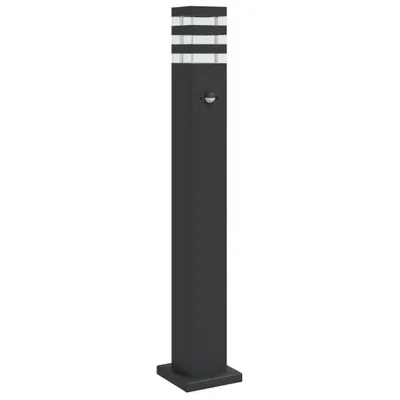 Produktbild von Wegeleuchte mit Bewegungsmelder Schwarz 80 cm Aluminium
