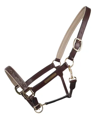 Produktbild von Lederhalfter Lupine Braun/beige Cob