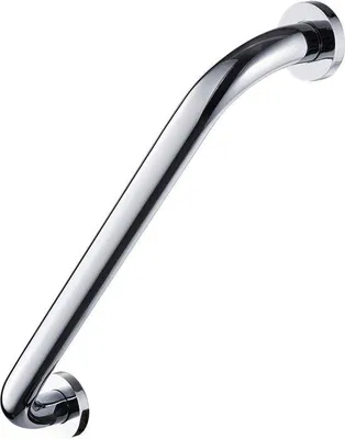 Zdjęcie produktu dla Uchwyt do wanny – drabinka z antypoślizgowym uchwytem – uchwyt ścienny do wanny – chromowany mosiądz – 30 cm