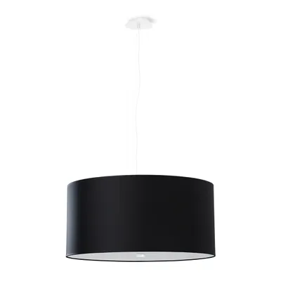 Immagine prodotto di Lampadario OTTO 50 nero 5xE27 15W tessuto/vetro/acciaio 115x50x50cm Sollux Lighting