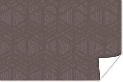 Produktbild von MuchoWow® Poster Muster - Linien - Grau - Luxus 60x40 cm - Schlafzimmerdekoration