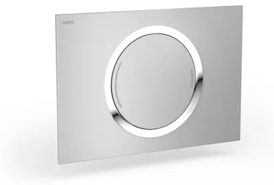 Image de MEPAzero Plaque de déclenchement pour A31/B31/ E31, 2 quantités, chromé mat