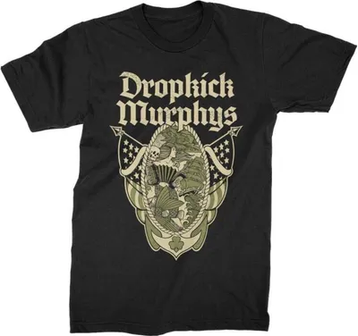 Produktbild von Dropkick Murphys T-Shirt Herren Siren schwarz Band-Merch, Bands 100% Baumwolle M