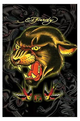 Zdjęcie produktu dla ED HARDY – panther 13 – 61 x 91,5 cm – Plakat