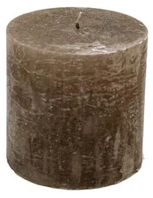 Zdjęcie produktu dla Świeca zapachowa "Branded" firmy Stumpenkerze, wymiary 10 x 10 cm, wykonana z betonu, czas palenia: około 110 godzin.