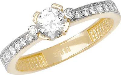 Produktbild von 9 Karat (375) Gold Damen - Ring mit Zirkonia, 59 (18.8); TRS11242RSR