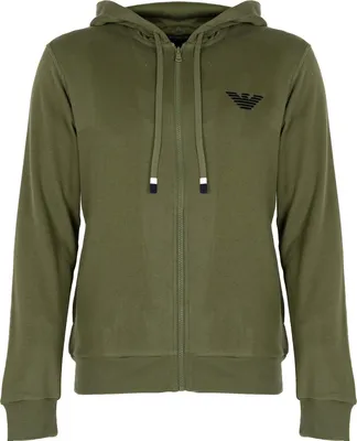 Immagine prodotto di Felpa uomo EMPORIO ARMANI maglia giacca aperta con cappuccio tessuto felpato invernale e logo articolo 111784 4F571, EUR XXL - CN 185/104A - BR EEG - MX EEG, Cotone 60%,Poliestere 40%