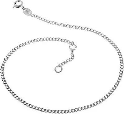 Produktbild von SILBERKETTEN STORE Fußkette Panzer 2,2mm - 925 Silber, Länge wählbar von 23-30cm - 29cm