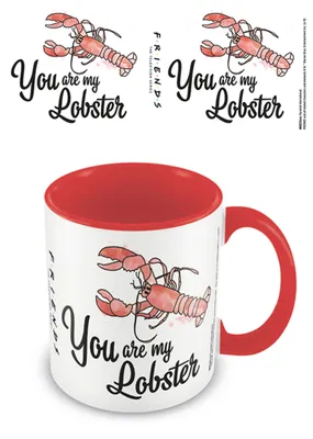 Produktbild von Friends - You are my Lobster - red - Keramik Tasse - Größe Ø8,5 H9,5cm