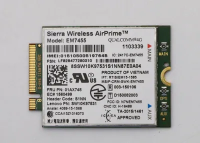 Obrázok produktu pre Lenovo 01AX748, WWAN Card, Lenovo, Laptop (ThinkPad)