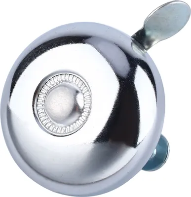 Produktbild von Retro-Fahrradklingel aus Metall, laute Fahrradglocke für Lenker, lautstarker Alarm, silberfarben