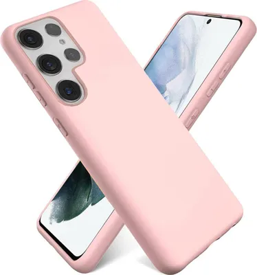 Obrázek produktu pro Pouzdro na mobilní telefon Samsung Galaxy S22 Ultra ochranný kryt silikonové gelové pouzdro na mobilní telefon, růžové