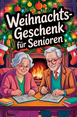 Produktbild von Weihnachtsgeschenk für Senioren - Das große Rätsel- und Mitmachbuch mit Sudoku, Kreuzworträtseln, Wortsuchen & Ausmalbildern | Geschenke für Senioren