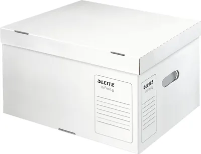 Immagine prodotto di LEITZ 61040000 10 Contenitore per archivi LEITZ Infinity L bianco 42,0 x 35,0 x 26,5 cm