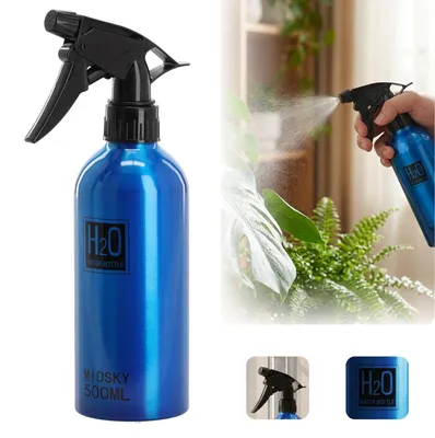 Produktbild von Aluminium Haarsprühflasche 500ml - Pumpsprühflasche für Friseure & Barbier
