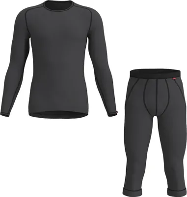 Produktbild von LÖFFLER Herren Skiunterwäsche Set 3/4 Pants und Shirt Transtex Warm grau 48
