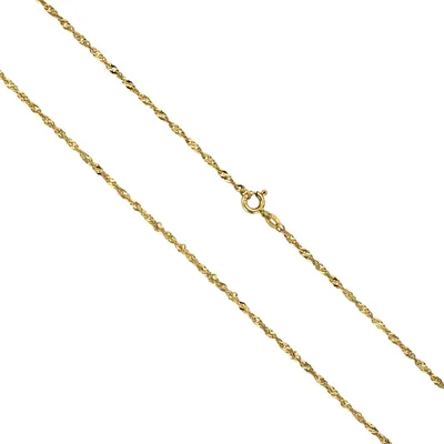 Produktbild von Damen Collier 333 Gold Singapurkette - 45cm