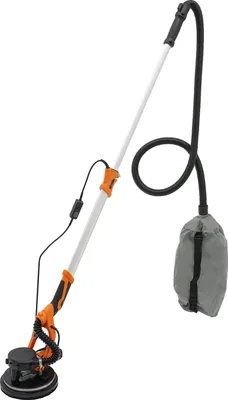 Image de Ponceuse murale électrique télescopique, moteur 750W, disque réglable de 0 à 90°, longueur réglable de 1,2 à 2,2m, orange, EU