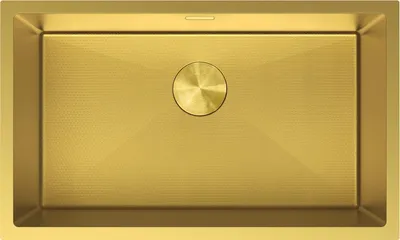 Zdjęcie produktu dla Mexen Trixo zlewozmywak stalowy 1-komorowy 750 x 440 mm, złoty HC - 6415751000-55HC