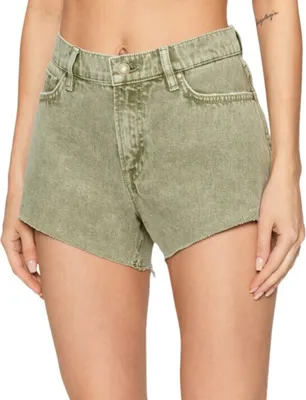 Zdjęcie produktu dla Spodenki damskie Guess Manila zielone szorty jeansowe W28