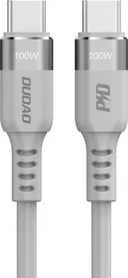Immagine prodotto di Dudao 100W Caricatore rapido USB tipo C, cavo di ricarica PowerDelivery 3.1, QC3.0 20V/5A 1m grigio