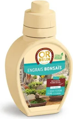 Immagine prodotto di Fertilizzante per bonsai OR BRUN, 250 ml, migliora la crescita, prodotto in Francia