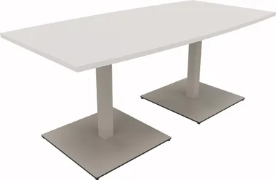 Produktbild von Bespr.ti. Tonneau Tellerfuß Quadrat B1800xT800/900xH720 si/Weiß