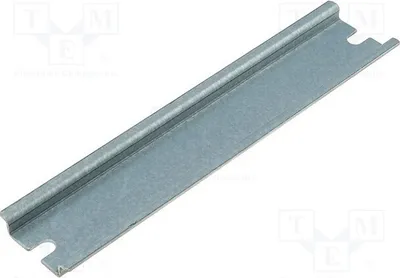 Image de 1 rail DIN, longueur : 160 mm, largeur : 35 mm, références : TA2419,381918,EKHA130, EKV 12, boîtier - divers