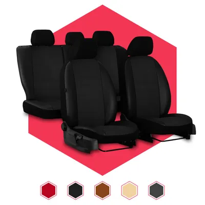 Produktbild von Sitzbezüge Auto Universal Autositzbezüge für Nissan Micra Schwarz Autositz Set