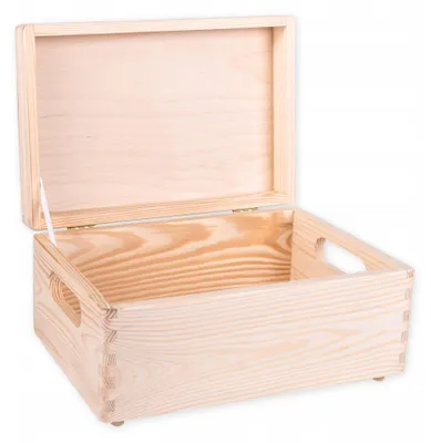 Obrázek produktu pro Dřevěná krabice Edger s víkem 30x20x14,5 cm