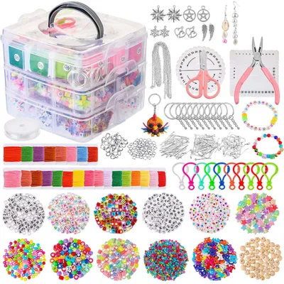 Produktbild von Schmuck Selber Machen Set, Schmuckherstellung Set mit Werkzeug und Aufbewahrungsbox