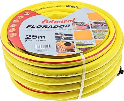 Produktbild von Klotz Wasserschlauch 25 m knickfest 3/4 Zoll mit 2 Kupplungen und Schellen