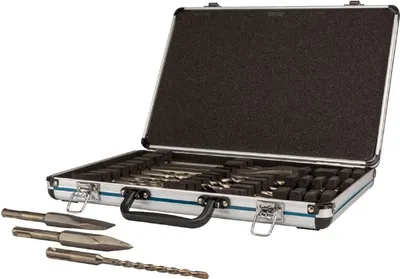 Produktbild von Makita D-42444 Bohrer- und Meißelset 17-tlg im Alu Koffer