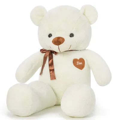 Immagine prodotto di Orsacchiotto di peluche, 100 cm, bianco, per bambini