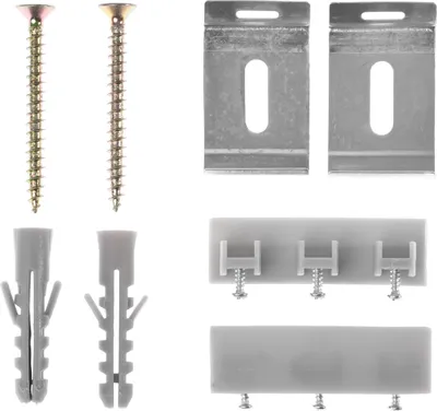 Produktbild von Lichtblick Zubehör-Set für Vorhangschiene, 3-läufig Aluminium, 2,5 cm