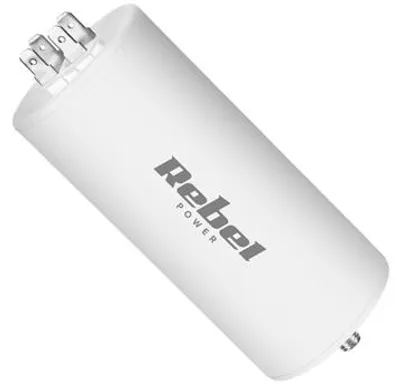 Obrázek produktu pro Kondenzátor rozběhový 100UF 450V REBEL URZ3142 pro jednofázové motory