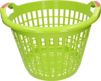 Immagine prodotto di KOTARBAU® Cesto da giardino 35L Plastica verde chiaro con manici morbidi per il giardinaggio