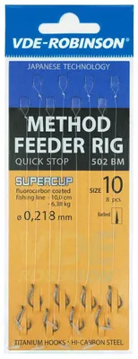 Produktbild von Robinson Method Feeder Haken mit Quick Stop, Größe 10