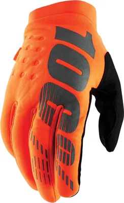 Produktbild von 100% SPEEDLAB Langfinger-Fahrradhandschuhe - BRISKER - Orange/Schwarz 2XL